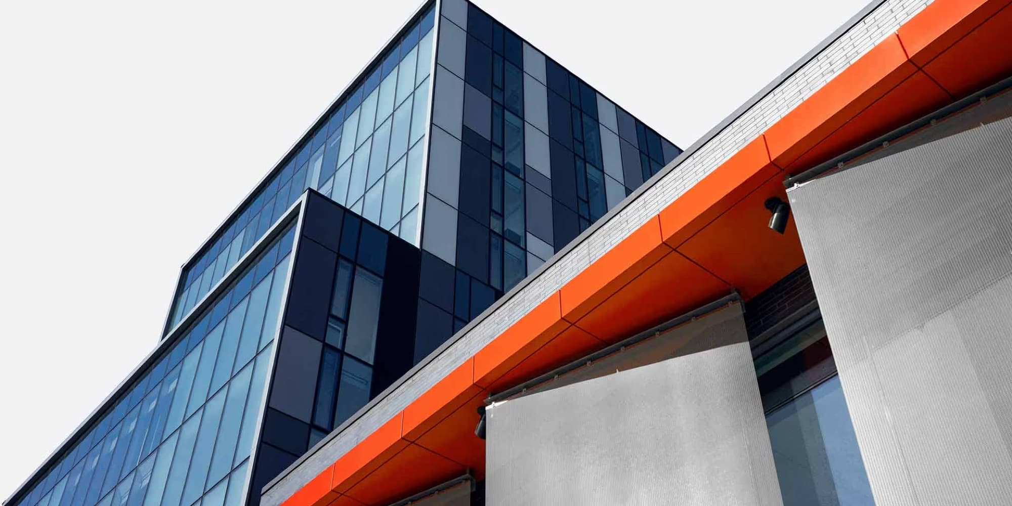 Modern commercial building managed under an AOG facilities contract