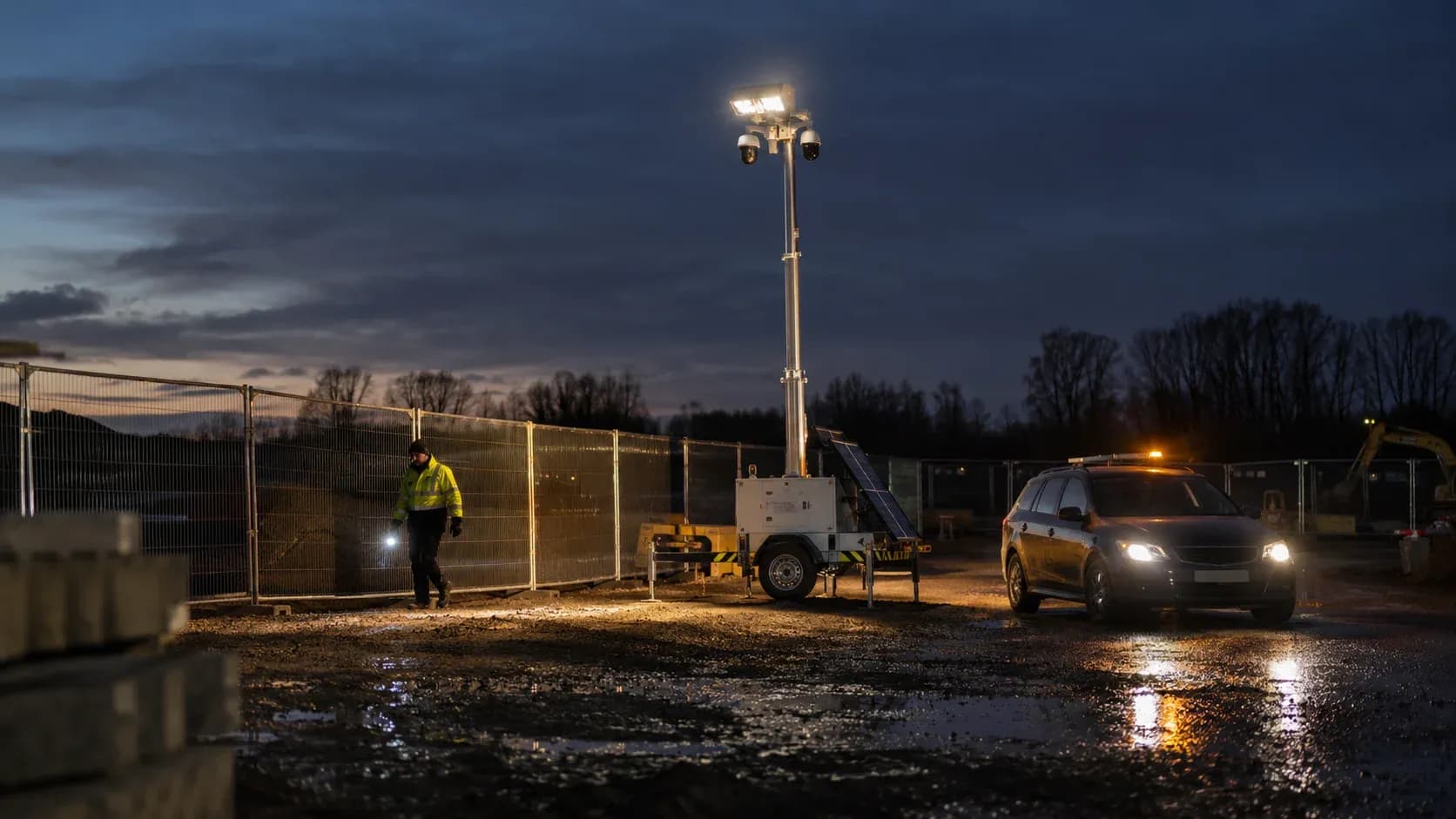Winter Construction Site Security: CCTV, Guarding and Shutdown Planning